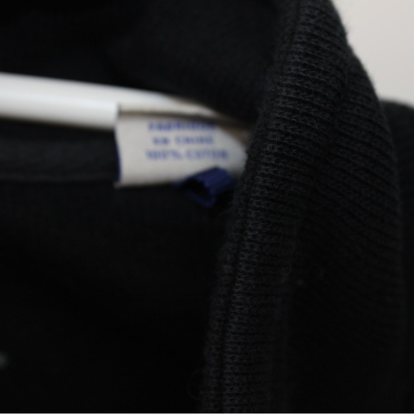 TOMMY BAHAMAS Quarter Zip Jacket Black Blue Size Large - Picture 7 of 12